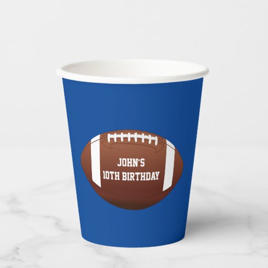 Aangepaste papierbekers voor football papieren bekers (Voorkant)