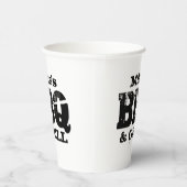 Aangepaste papierbekertjes voor achtertuin BBQ-par Papieren Bekers (Rechts)