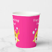 Aangepaste papierbekertjes voor haaien Roze Oceaan Papieren Bekers (Rechts)