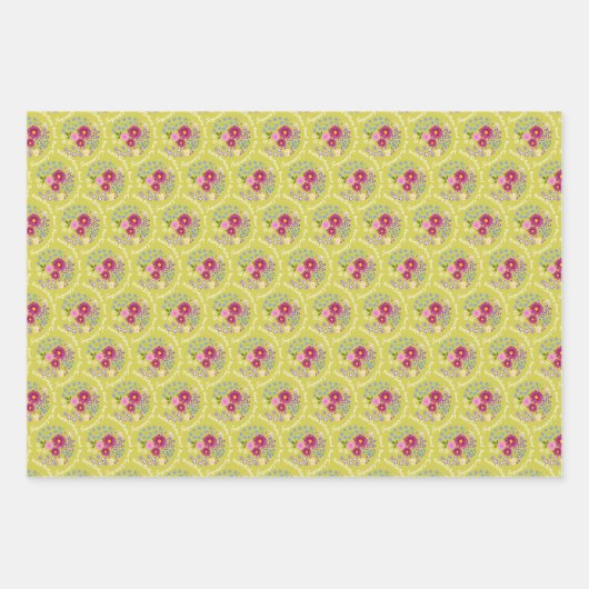 Aangepaste papierbladen voor het verpakken van Flo Inpakpapier Vel (Voorkant 2)