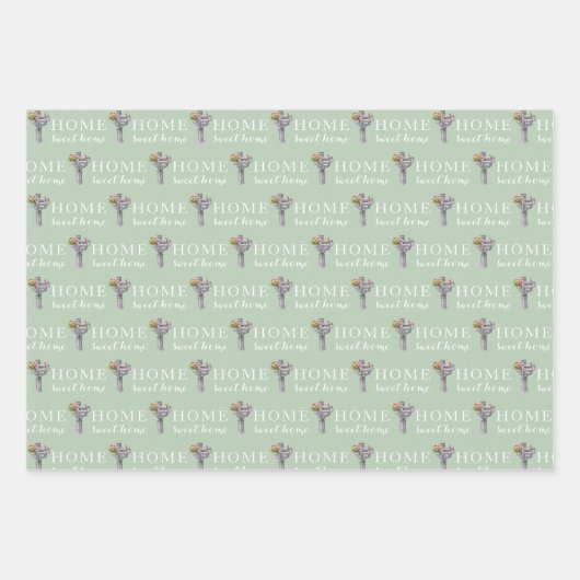 Aangepaste papierbladen voor mailboxnummers die pa inpakpapier vel (Voorkant 2)