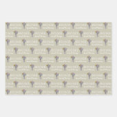 Aangepaste papierbladen voor mailboxnummers die pa inpakpapier vel (Voorkant)