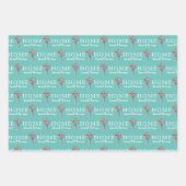 Aangepaste papierbladen voor mailboxnummers die pa inpakpapier vel (Voorkant 3)