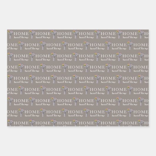 Aangepaste papierbladen voor mailboxnummers die pa inpakpapier vel (Voorkant 3)