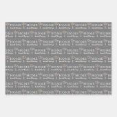 Aangepaste papierbladen voor mailboxnummers die pa inpakpapier vel (Voorkant 2)