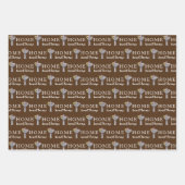 Aangepaste papierbladen voor mailboxnummers die pa inpakpapier vel (Voorkant 2)