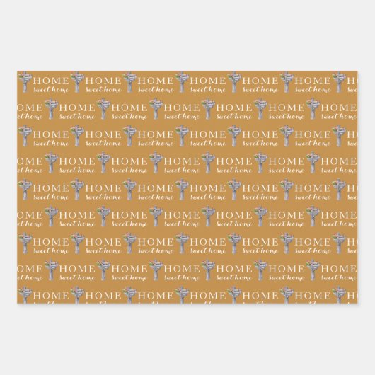 Aangepaste papierbladen voor mailboxnummers die pa inpakpapier vel (Voorkant)