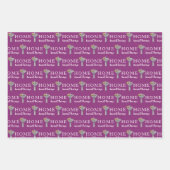 Aangepaste papierbladen voor mailboxnummers die pa inpakpapier vel (Voorkant 3)