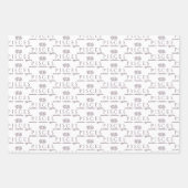 Aangepaste papierbladen voor pendelen inpakpapier vel (Voorkant 2)