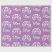 Aangepaste papierbladen voor regenboogverdamping cadeaupapier (Vlak)