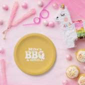 Aangepaste papieren borden voor BBQ-partij Bordje (Feest)