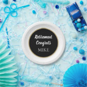 Aangepaste papieren borden voor pensionering papieren bordje (Feest)