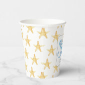 Aangepaste Papieren Cups Beach Baby shower Bekers (Rechts)