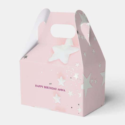 Aangepaste Papieren Favoriete Dozen Voor De Verjaa Bedankdoosjes (Voorkant Zijde)