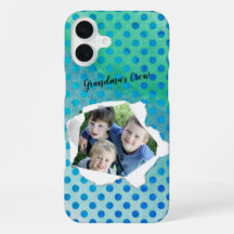 Aangepaste papieren gat foto polka dot sjabloon