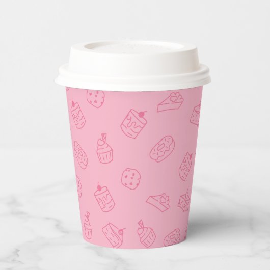 Aangepaste papieren koffiekopjes papieren bekers (Links)