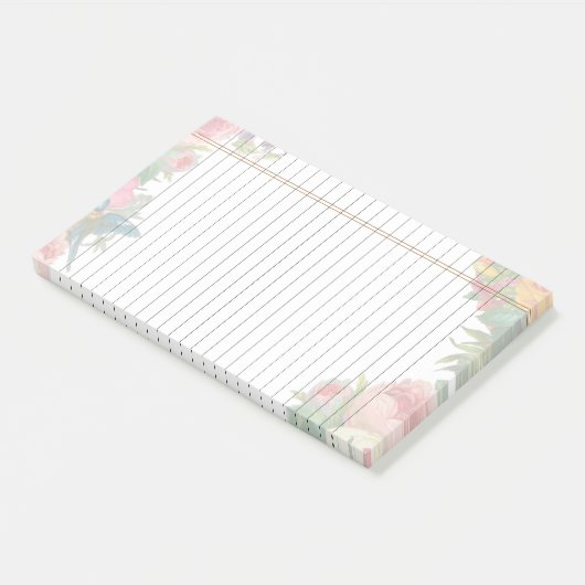 Aangepaste papieren Notitieboek Post-it® Notes (Schuin)