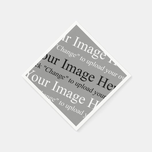 Aangepaste papieren servetten (Hoek)