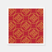 Aangepaste papieren servetten met Company Logo Low (Voorkant)