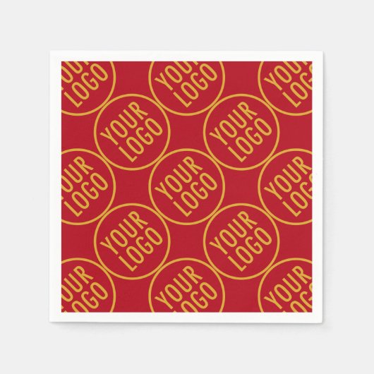 Aangepaste papieren servetten met Company Logo Low (Voorkant)