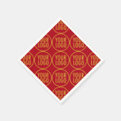 Aangepaste papieren servetten met Company Logo Low (Hoek)