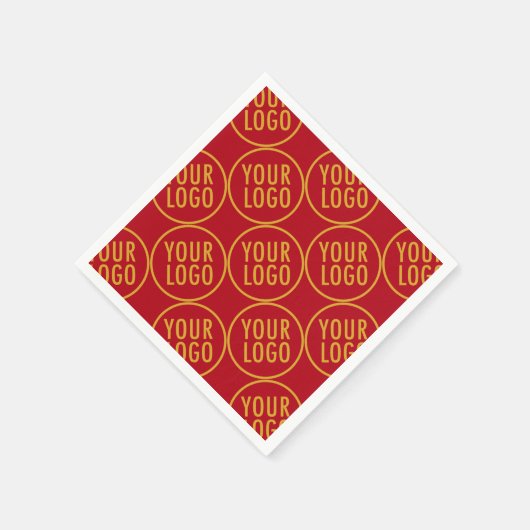 Aangepaste papieren servetten met Company Logo Low (Hoek)