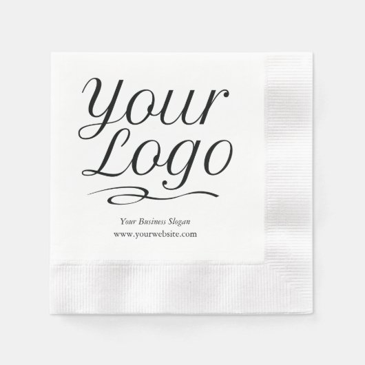 Aangepaste papieren servetten met Logo & promotiet (Voorkant)