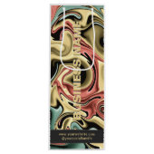 Aangepaste papieren wijnzak voor bedrijf met bedri wijn cadeautas (Voorkant)