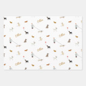 Aangepaste papierlade voor doffels inpakpapier vel (Voorkant)