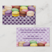 Aangepaste papiermakerij voor gebuffe koekjes visitekaartje (Voorkant / Achterkant)