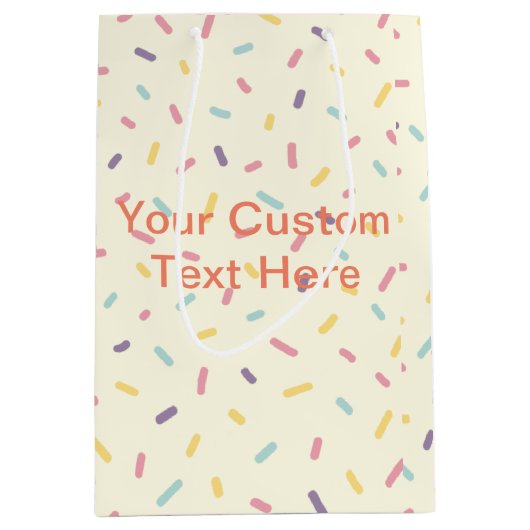 Aangepaste papiertas, papieren tas medium cadeauzakje (Voorkant)