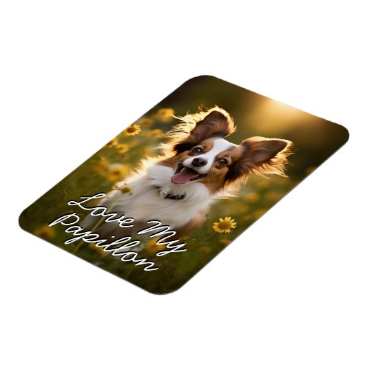 Aangepaste papillon koelkast magneet (Linkerzijde)