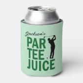 Aangepaste Par Tee Juice-drank Blikjeskoeler (Blikje Voorkant)