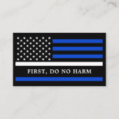 Aangepaste paramedische EMT Ambulance Service Embl Visitekaartje (Achterkant)