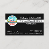 Aangepaste paramedische EMT Ambulance Service Embl Visitekaartje (Voorkant)