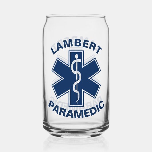 Aangepaste Paramedische EMT EMS Blikvorm Glas (Achterkant)