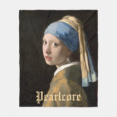 Aangepaste Parelpartij Fleece Deken (Voorkant)