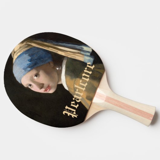 Aangepaste Parelpartij Tafeltennisbatje (Zijkant)