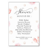 Aangepaste Parels & Prosecco Vrijgezellenfeest Sig Kaart (Voorkant)