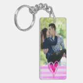 Aangepaste paren 2 x foto-Waterverf Sleutelhanger (Voorkant Links)