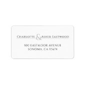 Aangepaste paren briefpapier etiket (Voorkant)