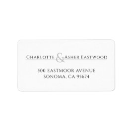 Aangepaste paren briefpapier etiket