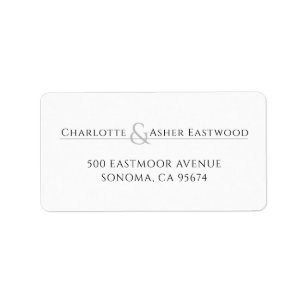 Aangepaste paren briefpapier etiket