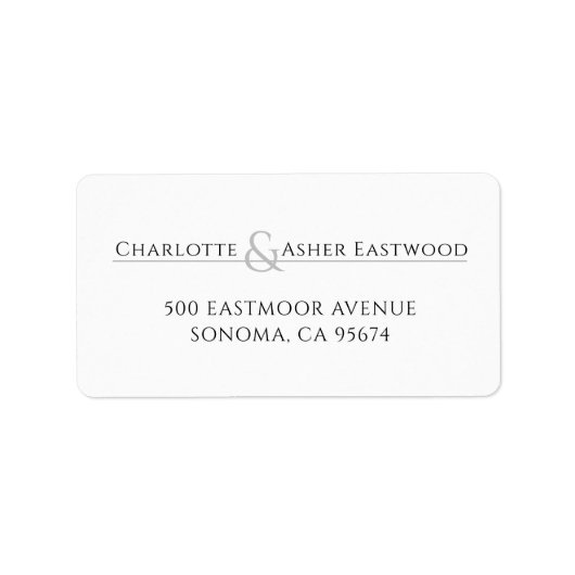 Aangepaste paren briefpapier etiket (Voorkant)