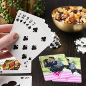 Aangepaste paren foto-Waterverf Pokerkaarten (Insitu)