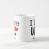 Aangepaste paren waar ik van hou Mok (Center)