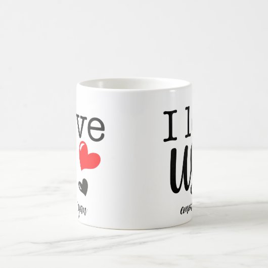 Aangepaste paren waar ik van hou Mok (Center)