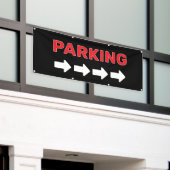 Aangepaste parkeerbanner spandoek (Buitenkant Gebouw)