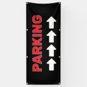 Aangepaste parkeerbanner spandoek (Verticaal)