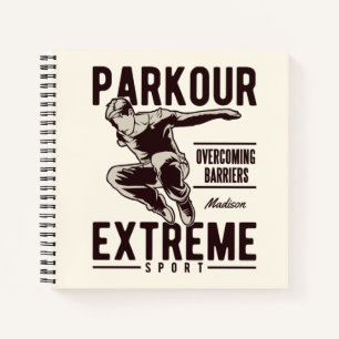 Aangepaste PARKOUR-naam Notitieboek